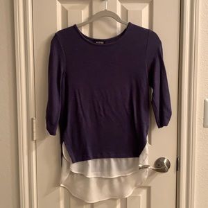 Navy blue blouse